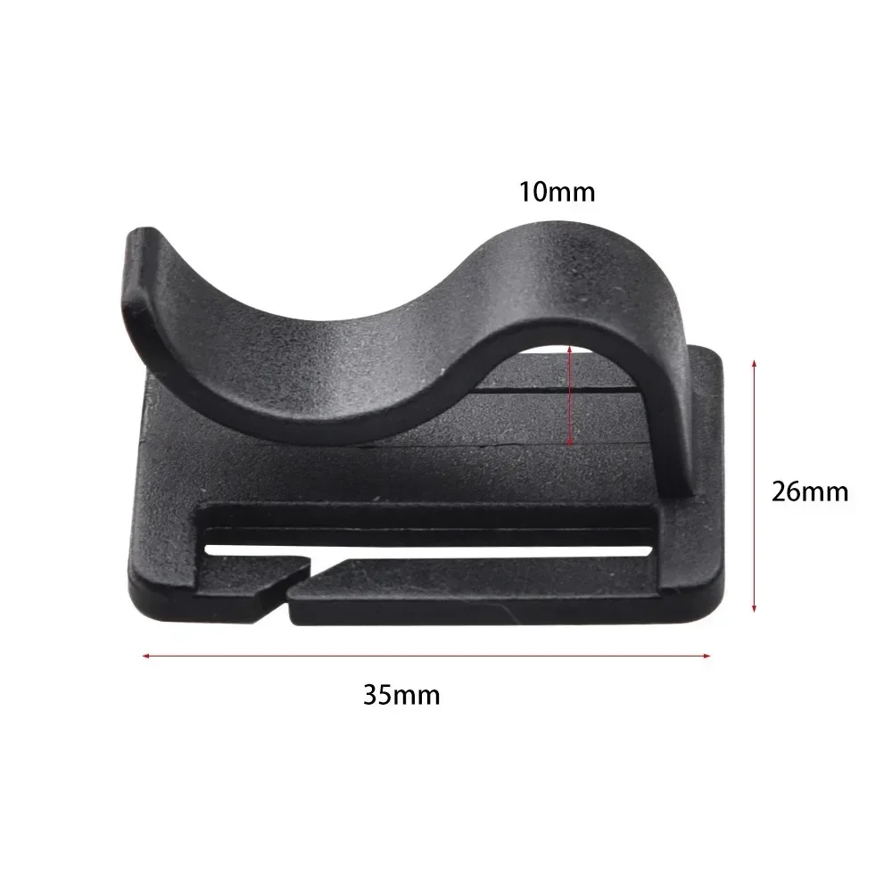 2/4pcs Rotatable Hydration Bladder Drinking Tube Trap Hose Webbing Clip Pack Tube  Webbing Clip Holder Hydration Backpack