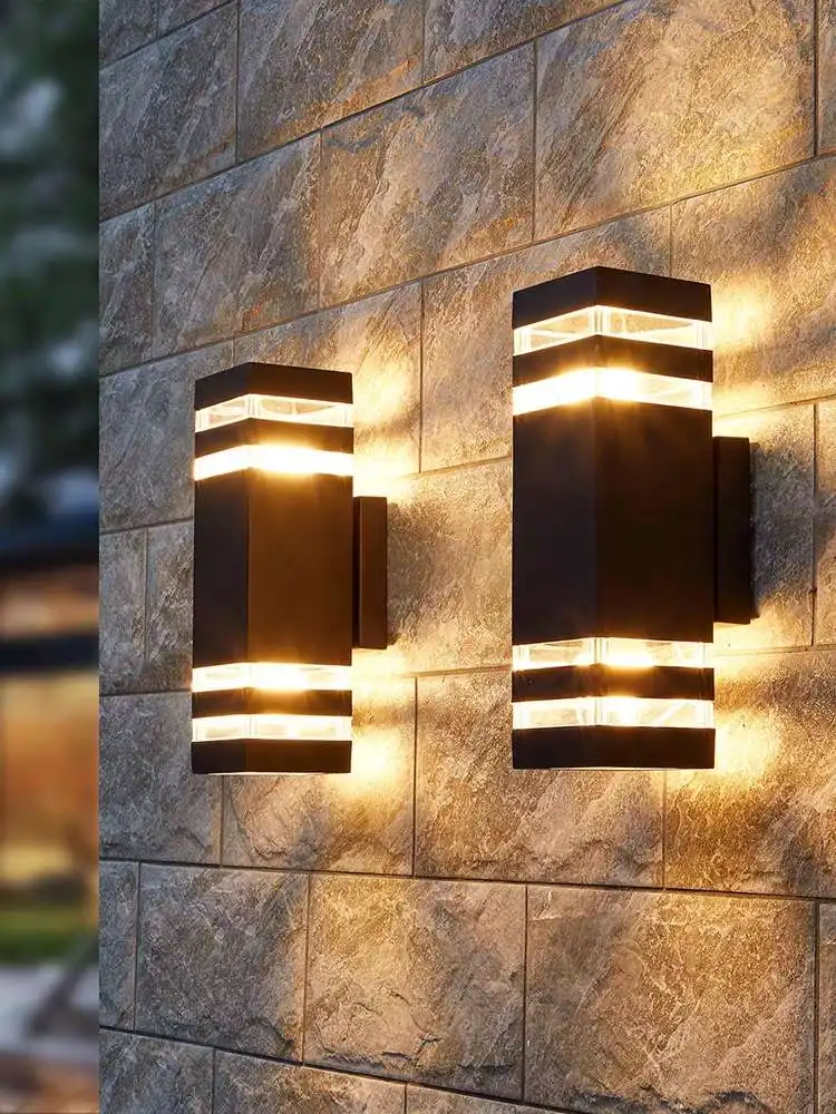 Decor Wall Light LED Outdoor Lamps Sconce Waterproof External Stairs Lighting Bedroom Living Fixture Home Appliance Lamp Wall