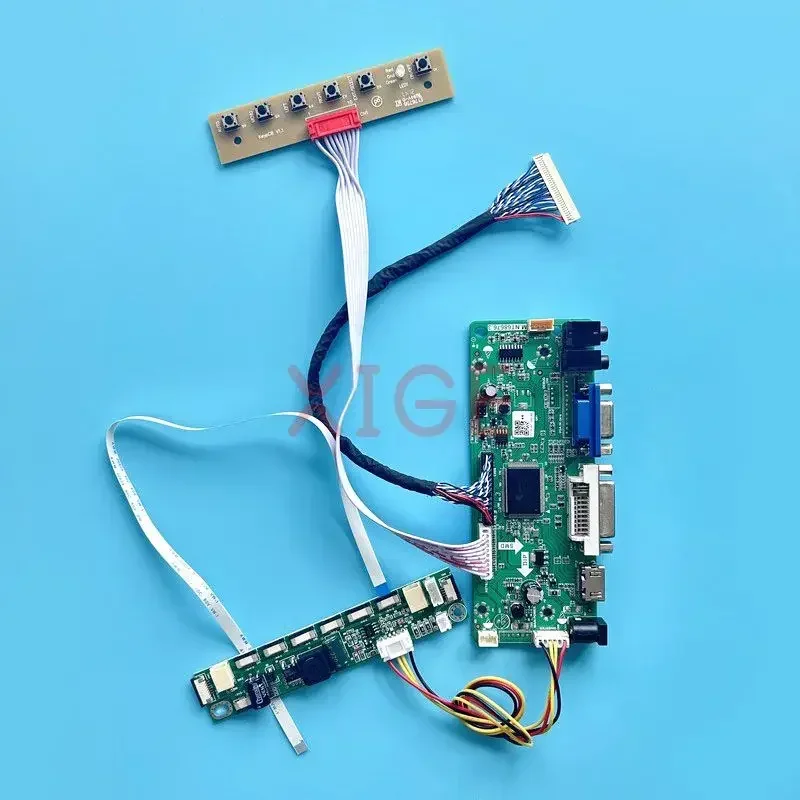 

Плата контроллера матрицы ЖК-дисплея подходит для MT200LW01 LM220WE5 VGA DVI 20 "30-контактный LVDS HDMI-совместимый комплект 1680*1050 Сделай Сам панель экрана