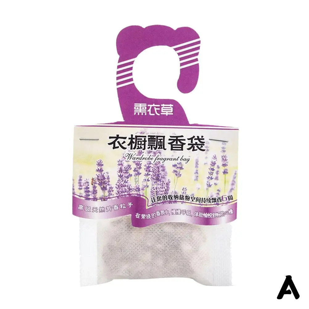 Wardrobe Sachet Lavender Fragrance Air Freshener Pack Hanging Aromatherapy Bag Insect Solution Mildew Sachet Proof Natural Z1L7
