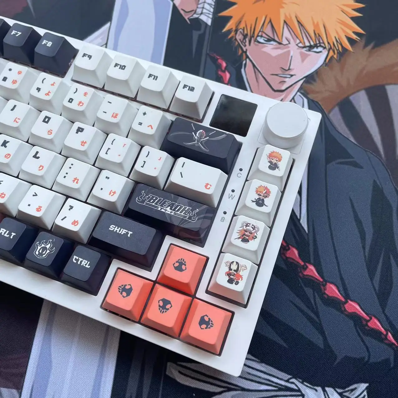 Anime Keycap para Teclado Mecânico, Kurosaki Ichigo,