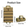 Multi-Purpose Hardware Tool Bag Professional Multi-Pocket Rolled Portable Storage Bag Rolled Waterproof Storage Bag Pliers Wrenc 5