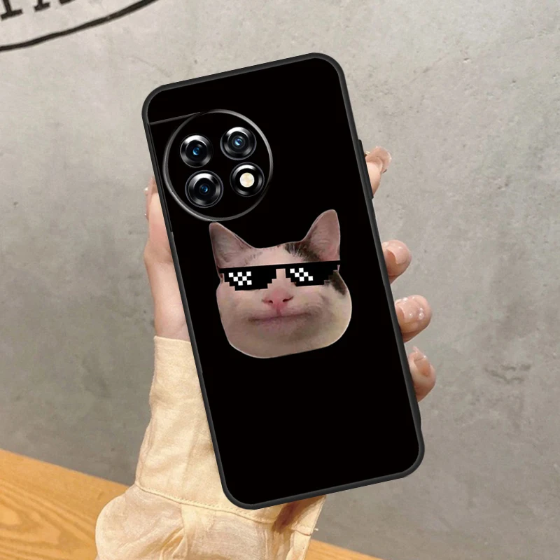 Beluga Cat Meme Face Smiling Case For OnePlus 11 8 9 10 Pro 8T 9R 10T Nord  3 CE 2 Lite CE 3 N10 N20 N30 Nord 2T Cover - AliExpress