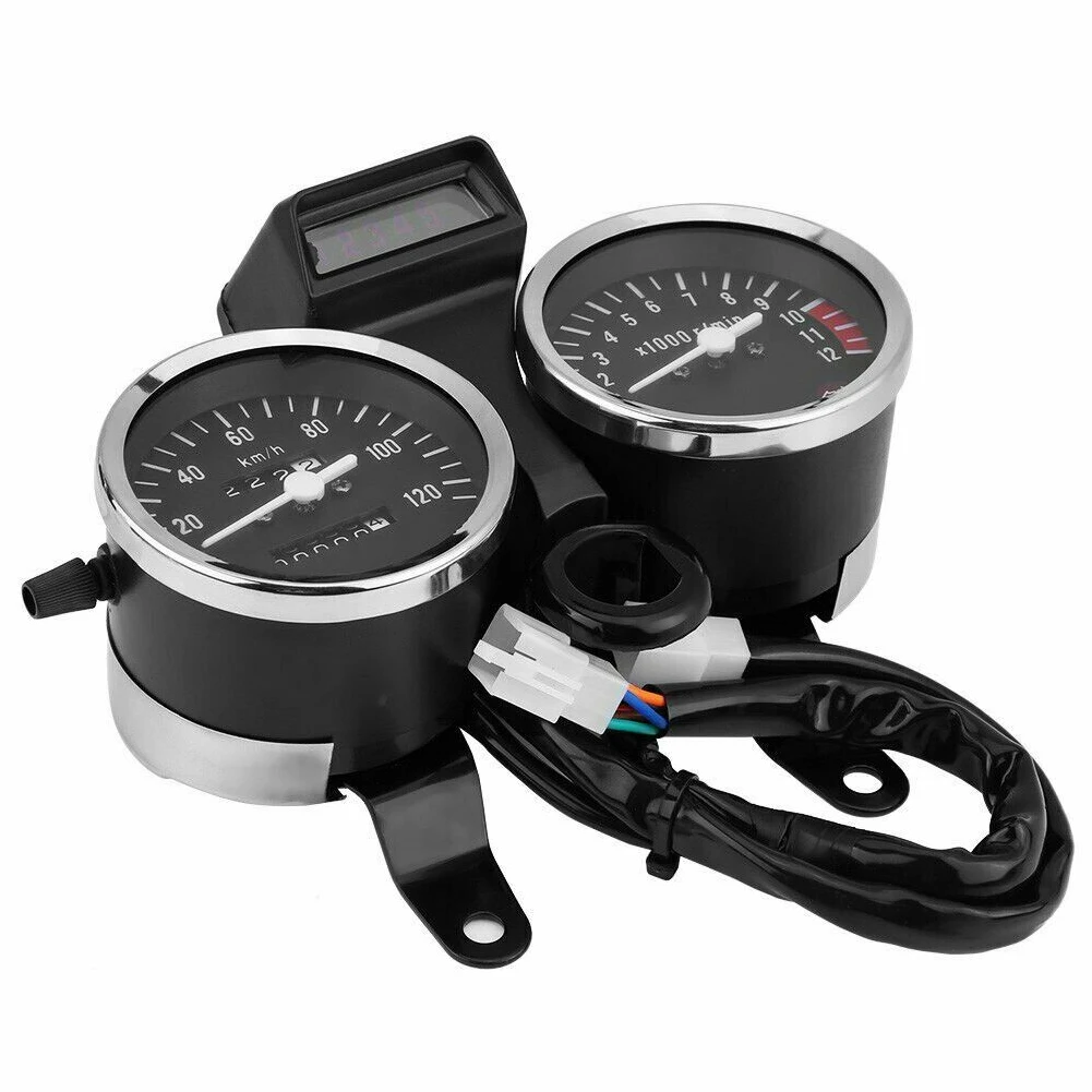 LED Display Speedometer Accurate Digital Easy Install Assembly Dual