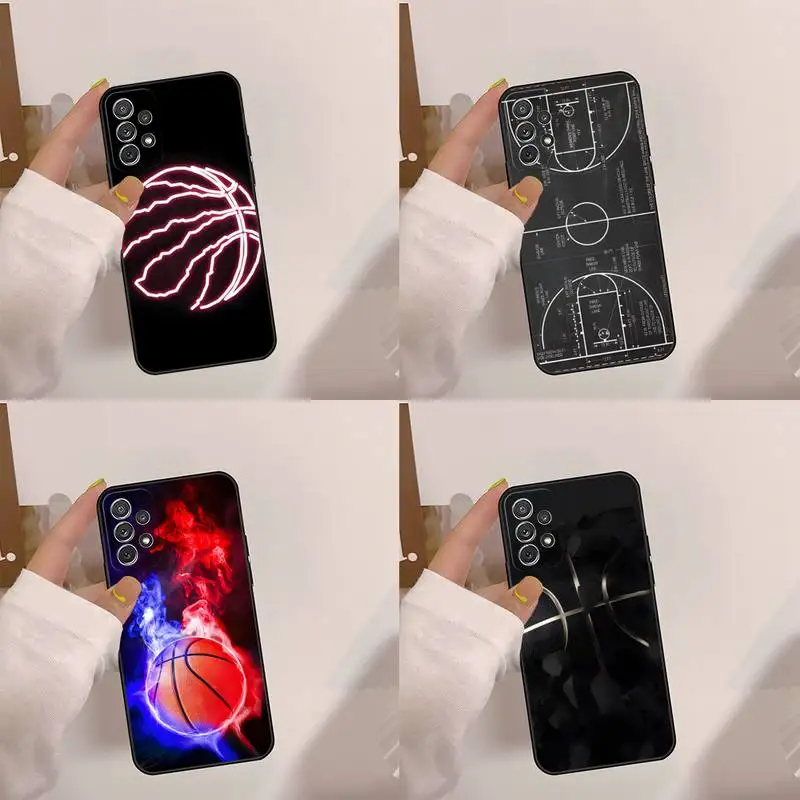 

Basketball Phone Case For Samsung A 20 22 33 21S 01 02 6 7 8 9 2018 10 11 12 S E STAR CORE 4G Funda Shell Cover
