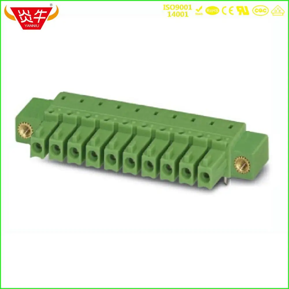 10Pcs KF2EDGAM 3.81 2P ~ 12P PCB PLUG-IN TERMINAL BlOCKS 15EDGAM 3.81mm 2PIN ~ 12PIN IMC 1,5/ 2-GF-3,81 PHOENIX CONTACT