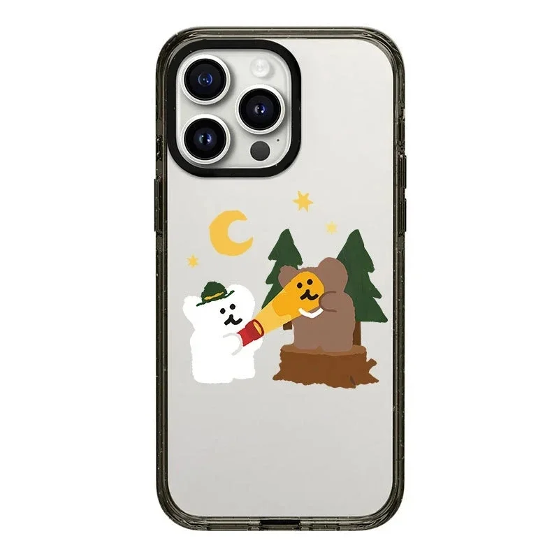 

2.0 Version Acrylic Upgrade Border Koala Phone Case Cover for IPhone 11 12 13 14 15 Pro Max Case for IPhone 14 Pro Max