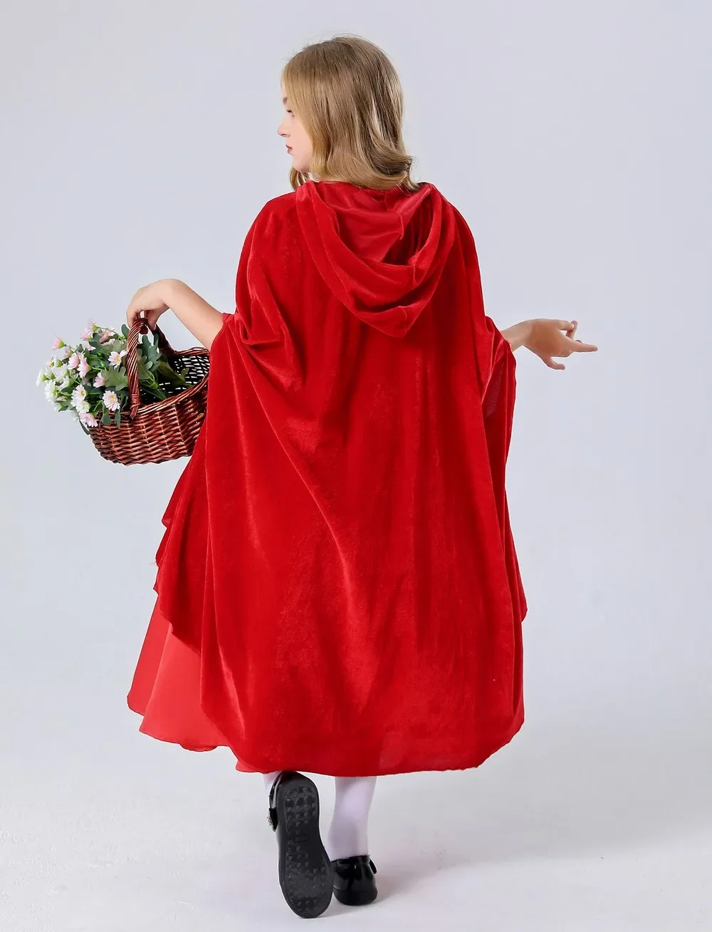 Costume per bambini Cosplay Little Red Riding Hood per Halloween