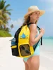 45L Swim Mesh Backpack with Wet Pocket - Leakproof Zip, Fast Dry Ideal for Swimming/Beach/Camping/Gym, Separate Dry&Wet 2
