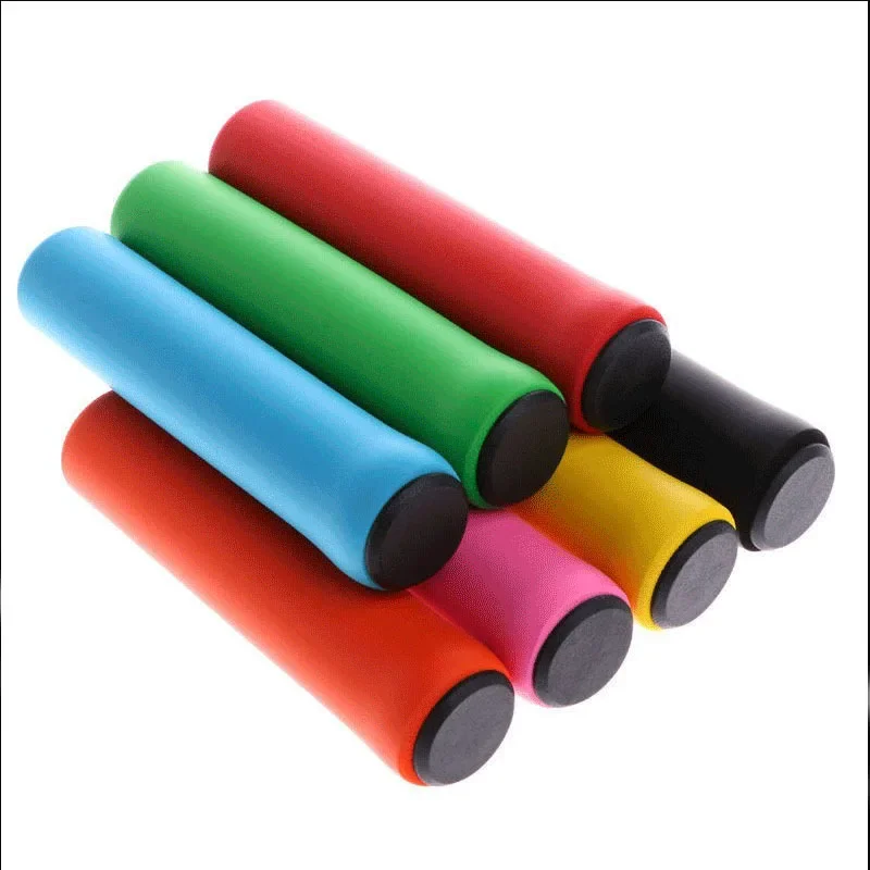 

2pcs Soft Silicone Bicycle Handlebar Grips Outdoor MTB Road Bike Sponge Grips Cover Anti-slip Strong Support Grips Cycling Part