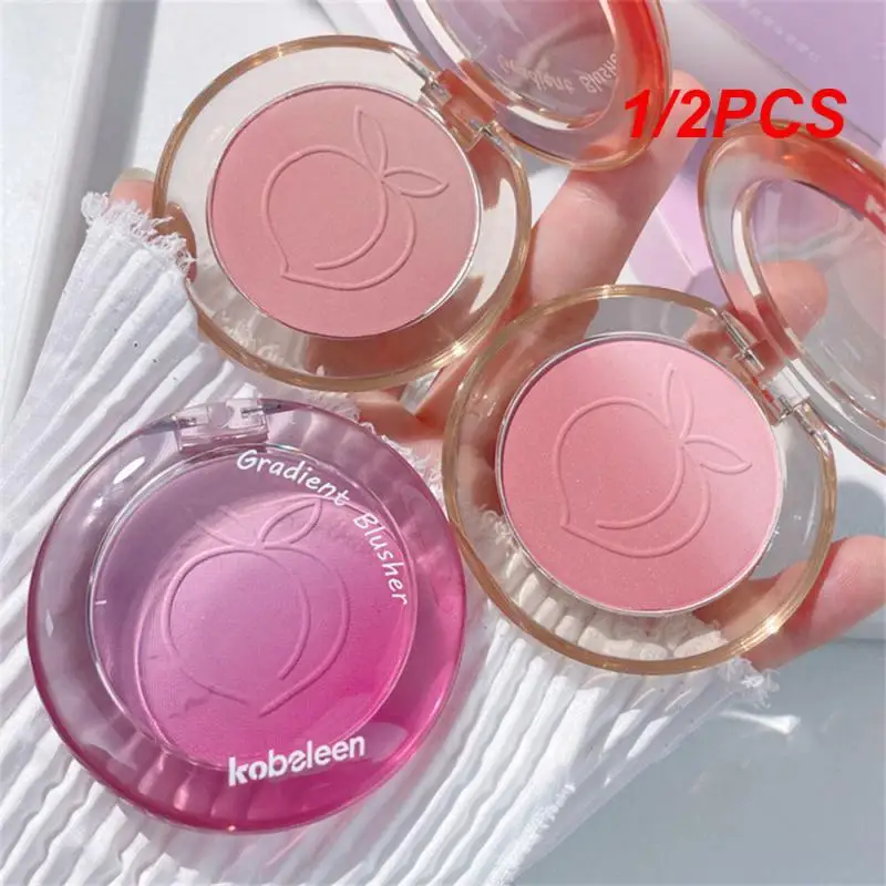 

1/2PCS Monochrome Blush Exquisite Color Rendering Repair Disk Docile Gradient Blush Cosmetic Gradient Blush Nature Brighten 4g