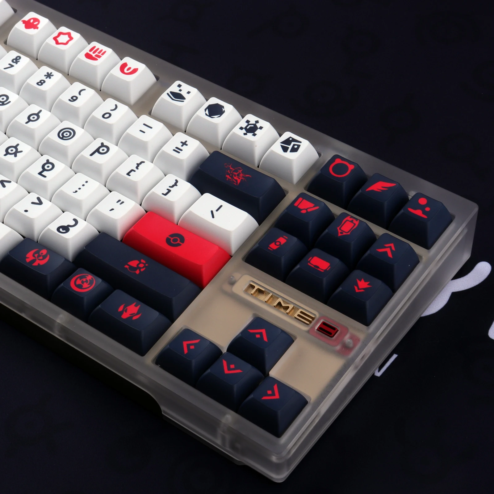 Unown Keycaps Kca Perfil Pbt Tintura Sub 143 Chaves Keycap para mx Interruptor Teclado Mecânico Personalizado Keycap - Imagem 3