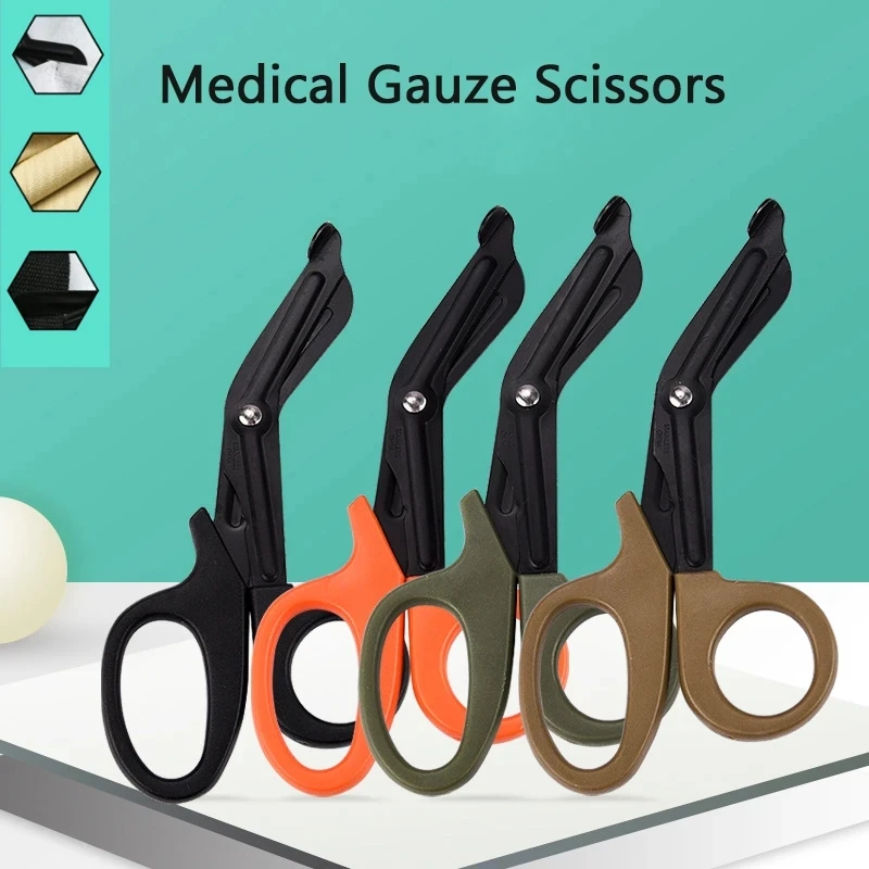 

Medical Scissors Survive Paramedic Medical Rescue Scissor Trauma Gauze Tactical First Aid Shear Trauma Shears Survival Rescue