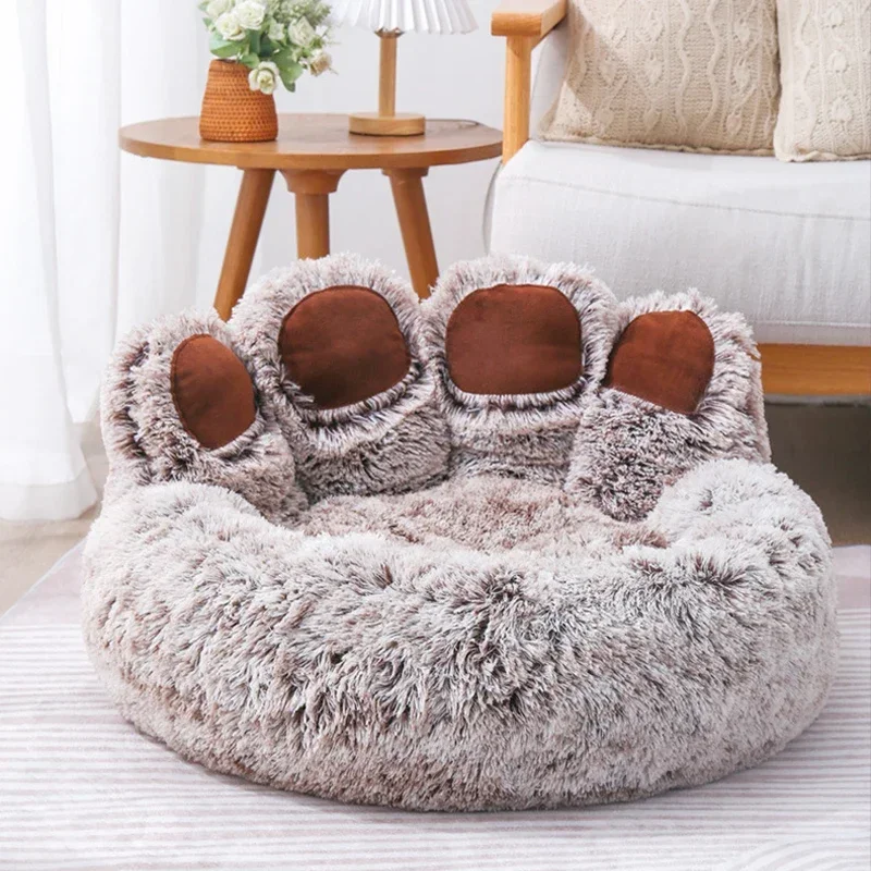 

Long Plush Deep Sleep Cat Bed Comfortable House Warm Winter Mat Soft Cushion Cozy Beds for Cats Dogs Pet Supplies