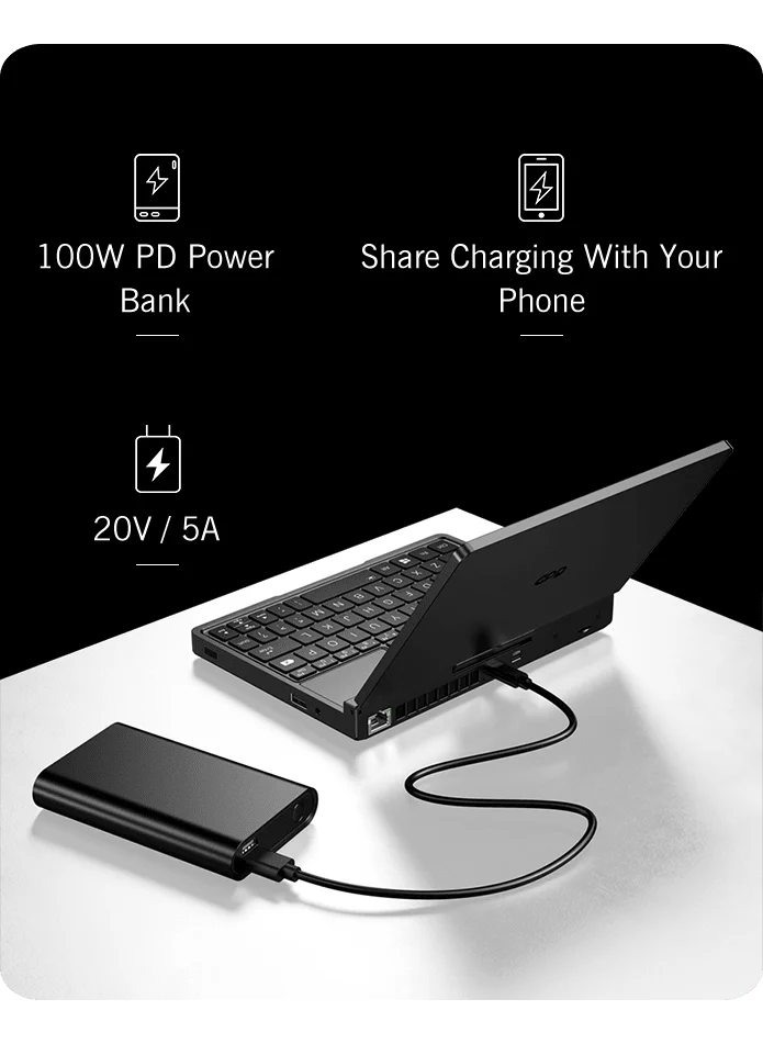 GPD pocket4 handheld mini laptop small portable operation and maintenance game office 8.8-inch touch screen