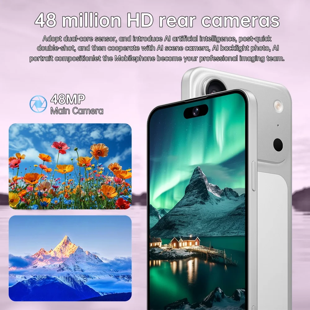 K-Touch Smartphone 5G For M18 Pro Max Smart Mobile Phones 5G Dual Sim Android 22G+2TB 7.3inch Cell Phone 16+48MP Face Unlocked 7800mAh Battery Cellphone