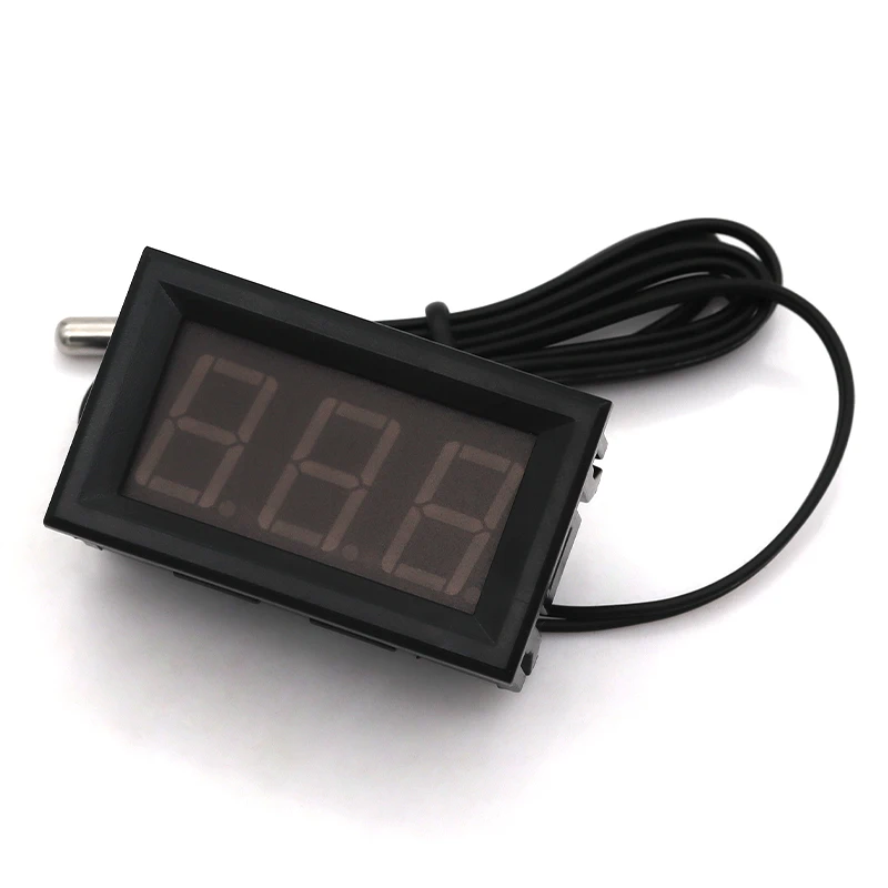 Digital Thermometer 0.56 inch Temperature Sensor Module Meter Detector With Sensors Probe DC 5-12V 0.56
