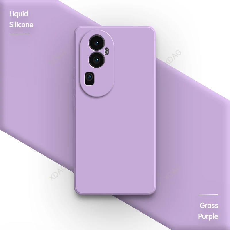 Premium Liquid Silicone Phone Case with Lens Protection - Classic Design