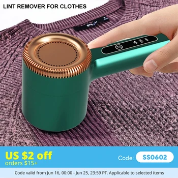 Lint Remover For Clothes Usb Electric Rechargeable Hair Ball Trimmer Fuzz Clothes Sweater Shaver Reels Removal Device 1