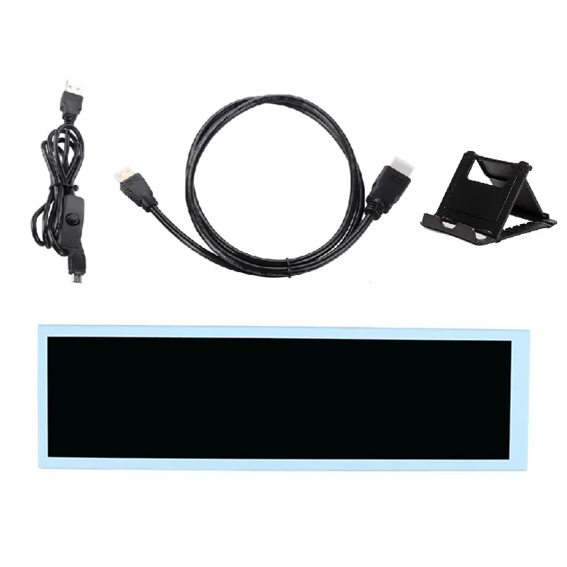 New 8.8 Inch Long Strip LCD Screen 1920*480 HD-MI Driver Board Secondary Monitor AIDA64 Sub Display CPU GPU SSD Information image 7