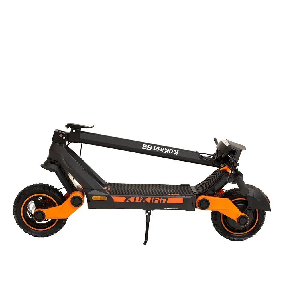 KuKirin G3 Scooter elettrico 1200W Motore posteriore 52V 18Ah 50KM/H Velocità massima Portata 70KM Display tattile Pannello di controllo Sospensione in TPU - immagine 3