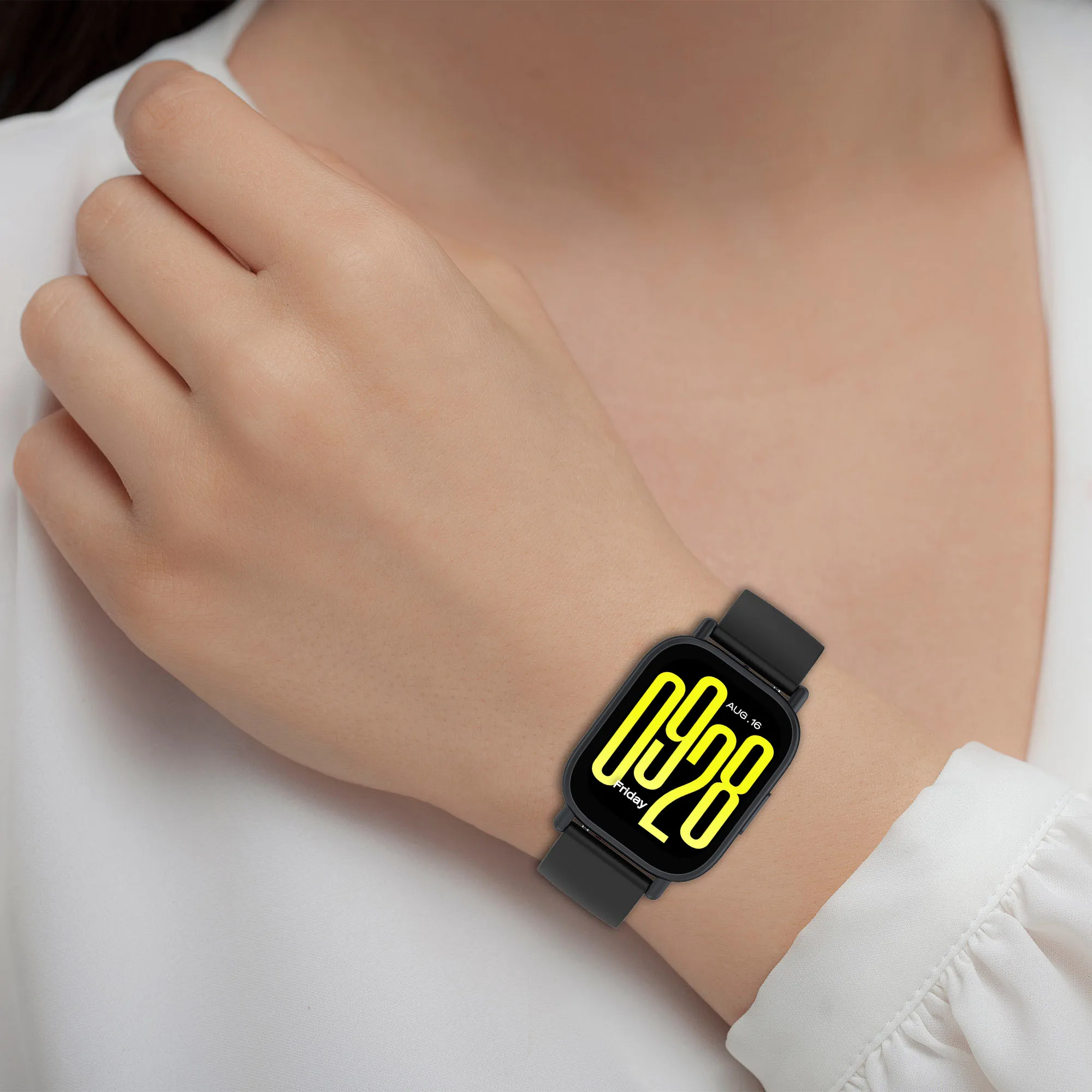 Enhanced Silicone Strap for Smartwatch - 22mm Sport Band Bracelet in Vibrant Colors