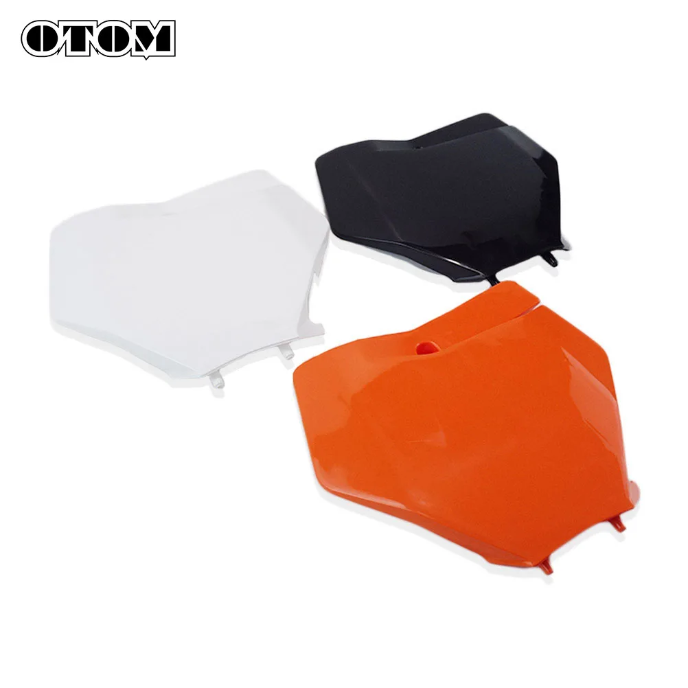 OTOM 2019-2023 오토바이 전면 번호판 플라스틱 가드 커버 등록증 홀더 KTM SX SXF XC XCF 125 250 액세서리
