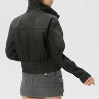 Veste en jean Adidas Trefoil pour femme, vêtements de sport, coupe-vent, veste décontractée et tendance Kd3918 2