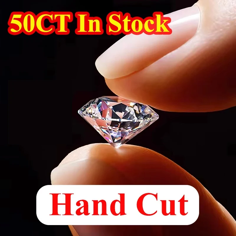 [ New Hand Cut ] D Color VVS1 Moissanite Loose Stone Full Size Factory Wholesale Jewelry Certified Moissanite Diamonds