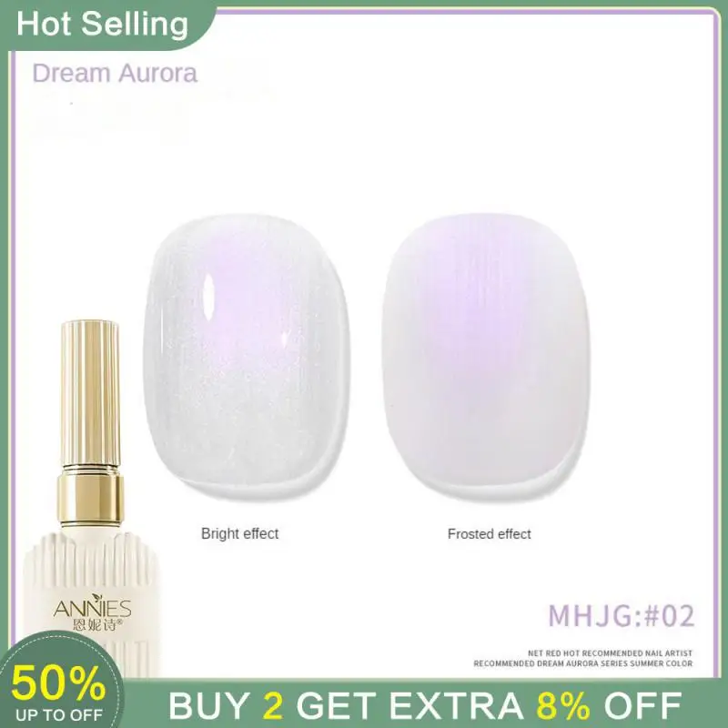

Nail Salon Exclusive Durable And Scratch Resistant 15ml Aurora Nail Polish With Sparkling Effect Ice Translucent