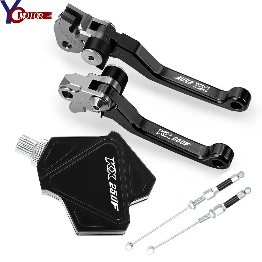 

Motorcycle Accessories Brake Clutch Lever Easy Pull Clutch Lever System Kit For KAWASAKI KX250F 2004 KX 250F KX250 F Parts