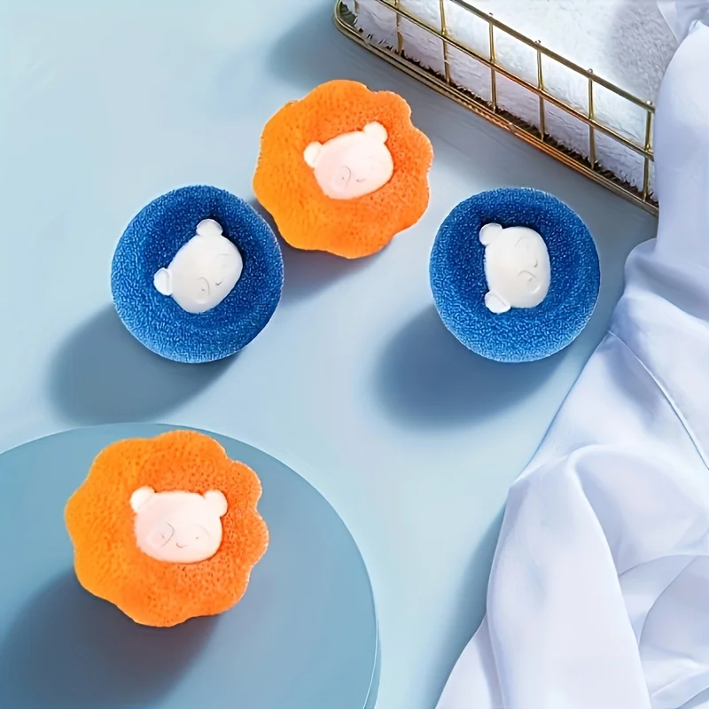 Pet Fur Removal Tool for Dryer and Washer Machine Heavy Duty Reusable Cat Dog Hair Collector Lint Catcher Laundry Cleaning Tools