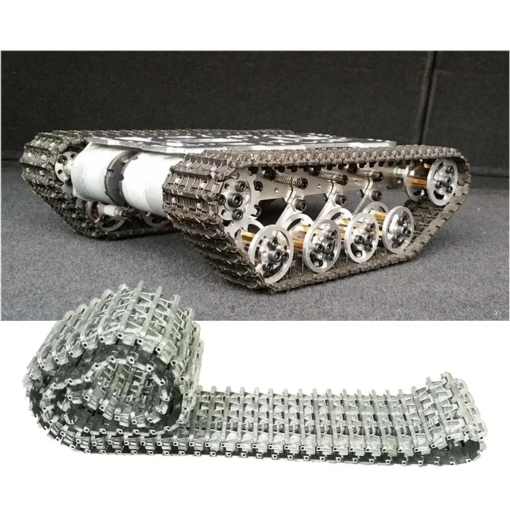 메탈 트랙 탱크 벨트는 HengLong 3818 1/16 섀시 DIY 장난감 부품에 적합합니다.