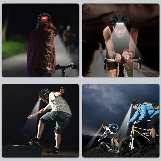 Adult Bike Helmet with Lights 6