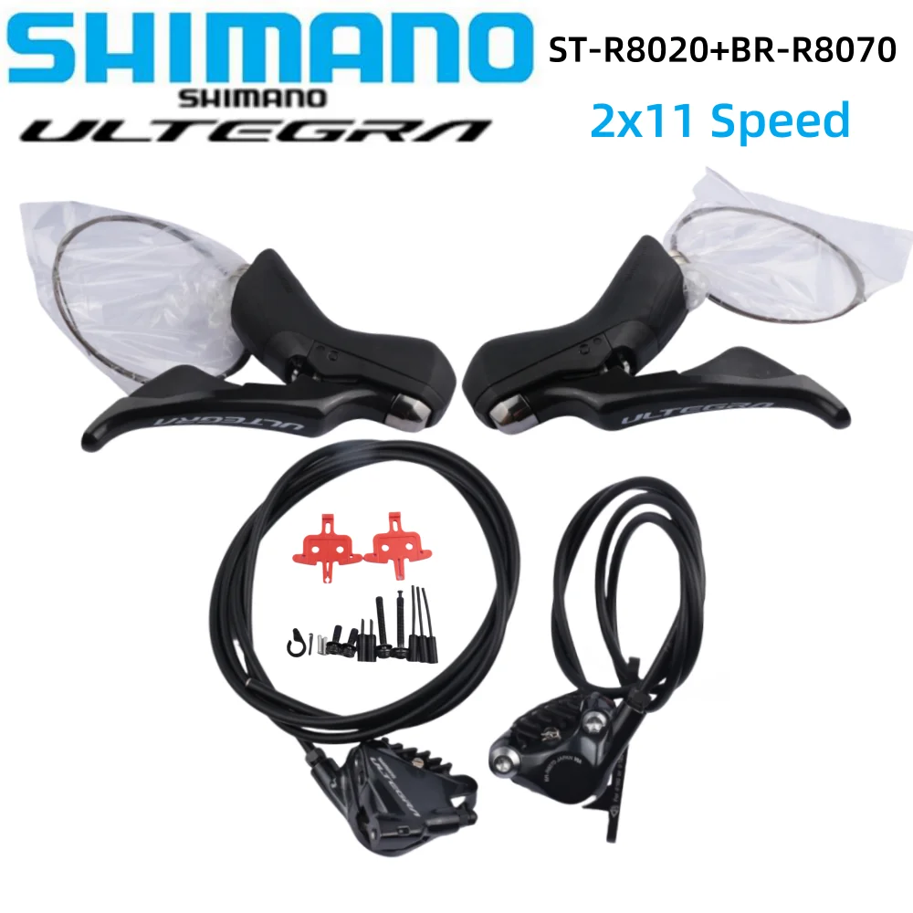 パーツ Shimano Ultegra ST-R8020-R / BR-R8070 SHIMANO ULTEGRA R8020 Shifter Hydraulic Disc Brake 2X11