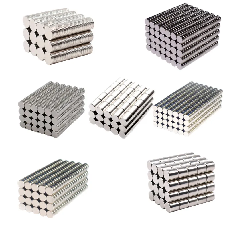 100er Set Mini Magnet Neodym Scheibenmagnet 5x1mm