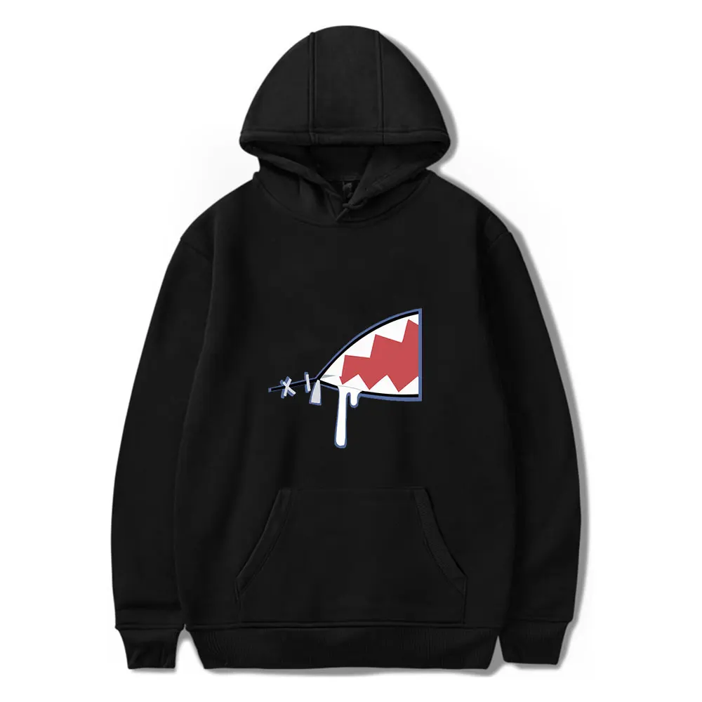 

New 2021 Hololive English VTuber Gawr Gura Merch Causal Men Women hoodies Long Sleeve Pullovers Oversized Hoody Sweatshirt