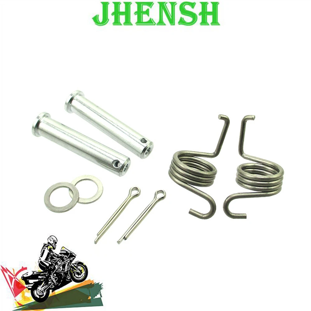JHENSH Premium Footpegs Pins and Springs Set