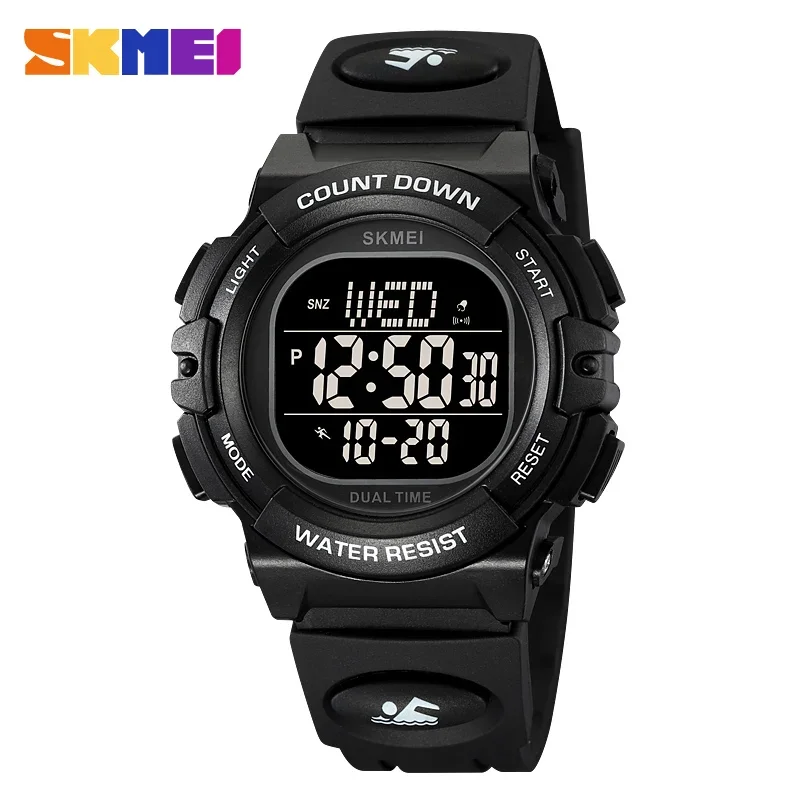 SKMEI 2164 Luxury LED Sport Waterproof Watch for Men Military Countdown Digital Wristwatch Mens Display Clock 1270 Reloj Hombre
