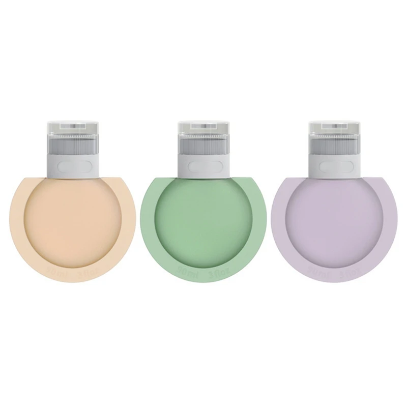 Portable Large Diameter Silicone Travel Bottle,Silicone Travel Bottles, Silicone Portable Bottles Durable Easy To Use