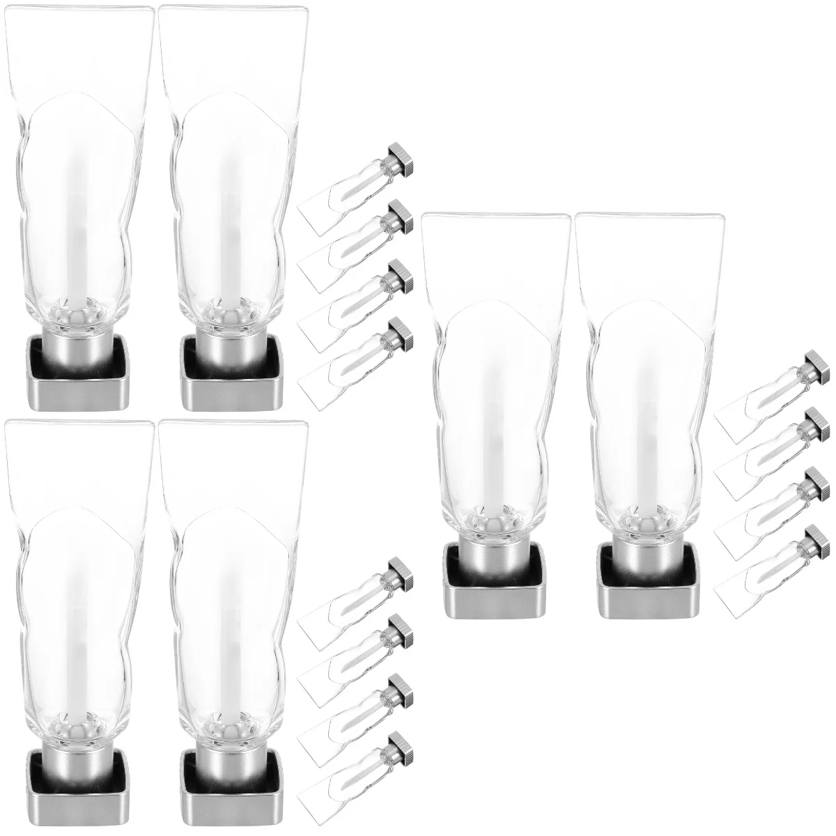 

18 Pcs Lipstick Empty Tubes Balm Bulk Gloss Mini DIY Women Bottle Container Plastic Refillable Miss