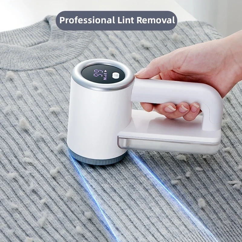 Rechargeable Fabric Clothes Shaver Pill Lint Remover 3 Speeds 2000mAh LED Display Fuzz Remover for Sweater Couch Bedding Sheets 3