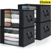Large Capacity Clothes Storage Bag Foldable Blanket Storage Containers for Organizing Bedroom Closet 1