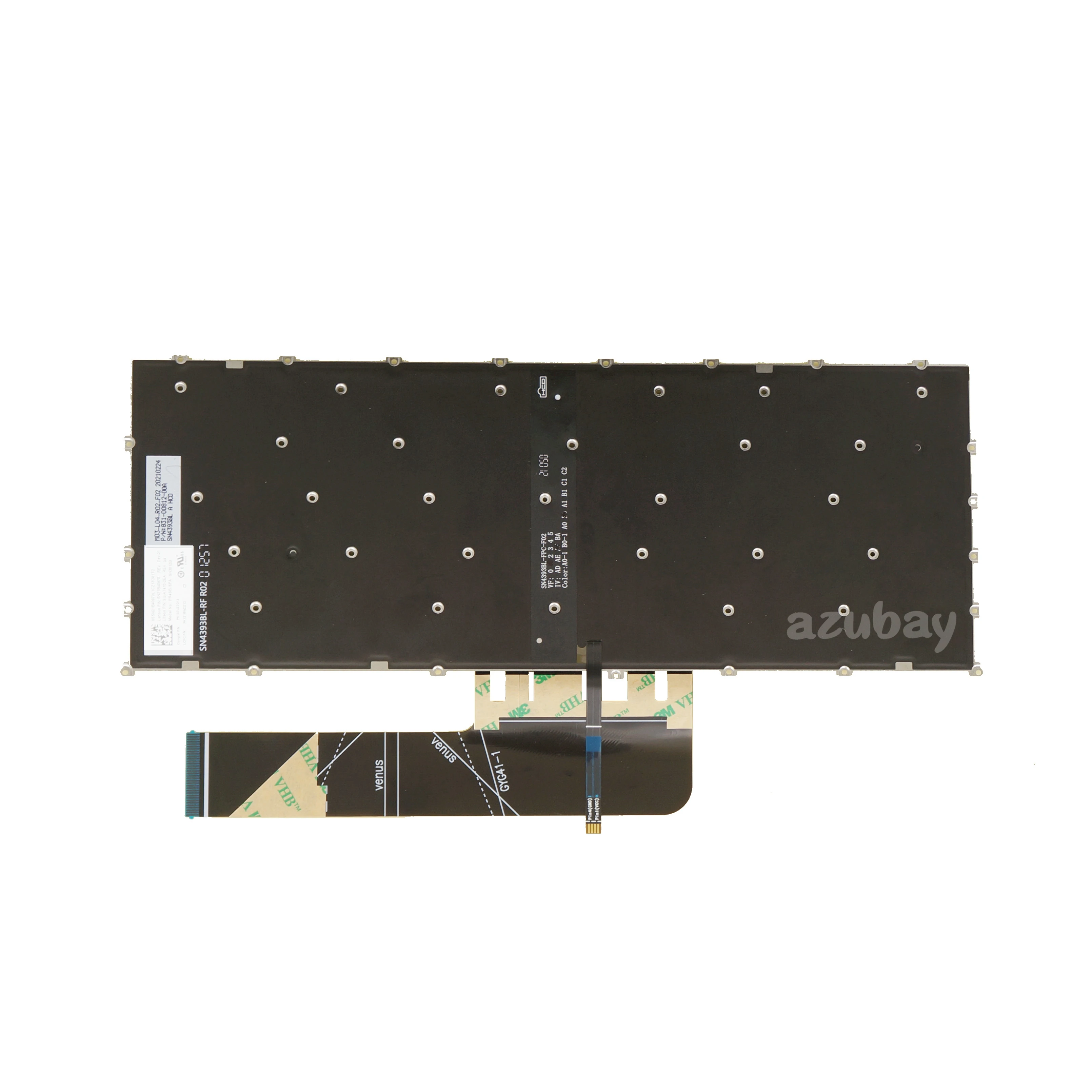 Teclado Retroiluminado para Lenovo Ideapad Eua Reino Unido Russo Espanhol Árabe Qwerty Pr4sb-us Sn20w85107 Lcm19j1 Lcm19j13usj6864 Pk132xd1b05 - Imagem 4