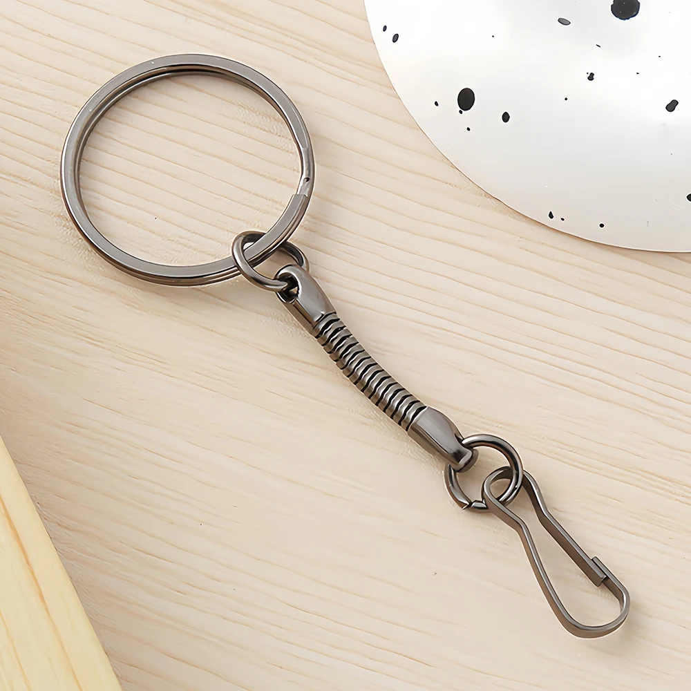 5/10 Stück Zinklegierung Schlüsselanhänger zum Aufhängen Schlüsselanhänger Schlangenknochen Kürbis Schnalle Haken für Schmuckherstellung DIY Schlüsselanhänger Zubehör – Detail 5