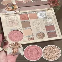 Colorrose Embossed Eyeshadow Palette 2023 New Blush High Gloss Integrated Palette Shimmer Shine Nude Eye Glitter Make Up Palette 1