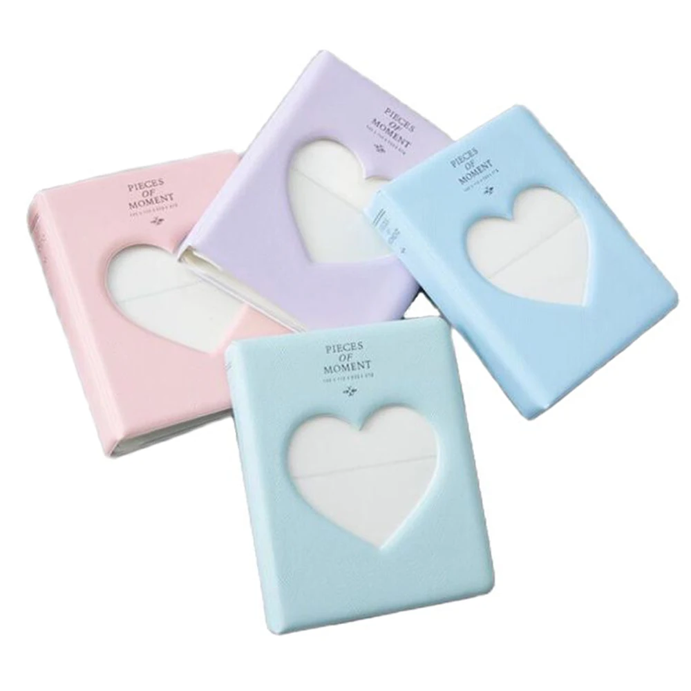 Portafoto Da 3 Pollici Love Heart Photo Album Star Collection Picture Sticker Diy Mini Instax Film Polaroid Album Storage Book