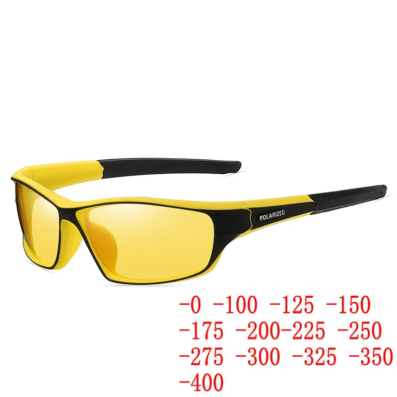 SportsCyclingDrivingPolarizedNightVisionSunglassesFormenMyopiaSunglassesCustomMade