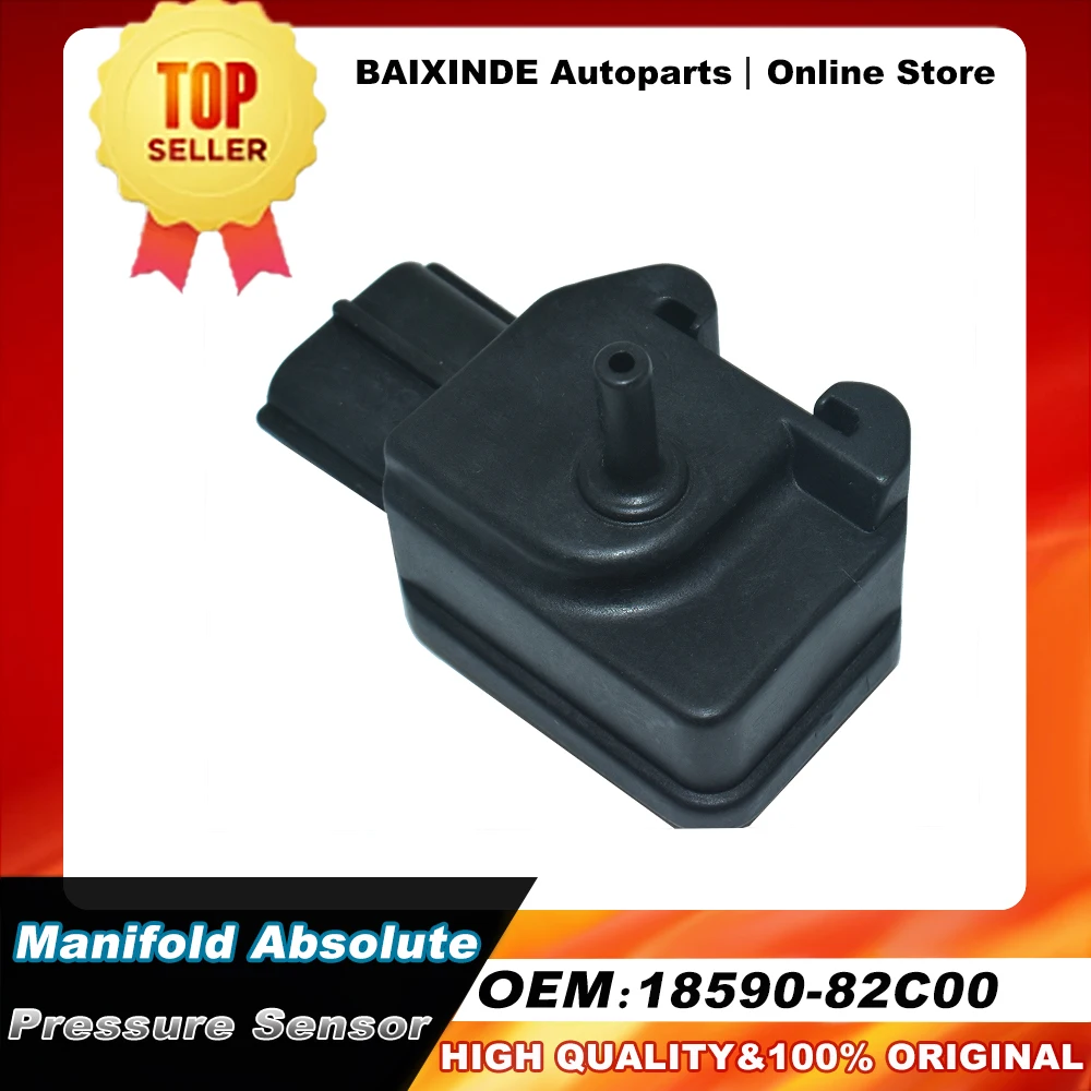 

OEM 18590-82C00 MAP Manifold Absolute Pressure Sensor For Suzuki 100798-2220 1007982220 1859082C00 Auto Accessories Car Parts