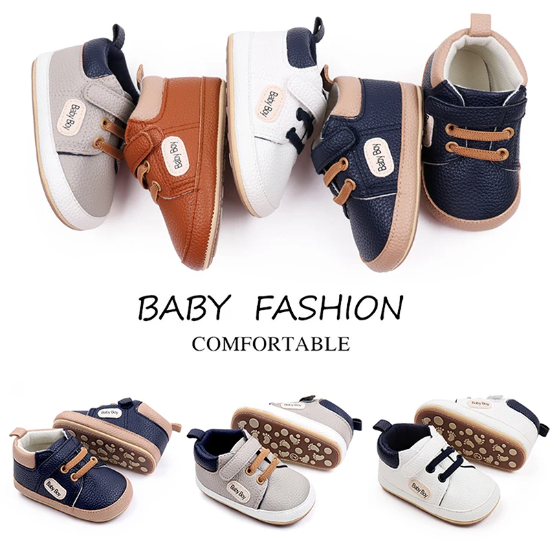 Casual Shoes Sneakers Flats for Baby Boys Letter Print Breathable